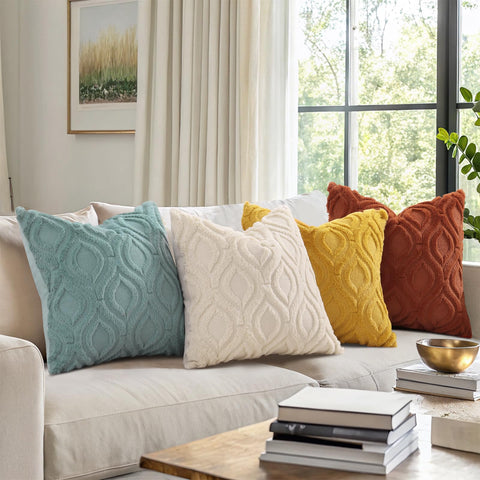 decorUhome velvet reverse offers soft underside against skin for lounging.