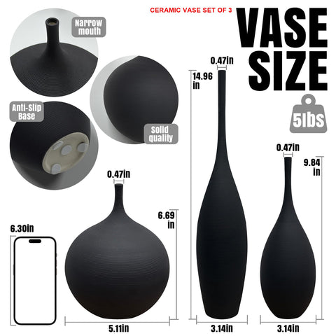 Matte finish DecoVlog vases highlighting tactile frosted porcelain