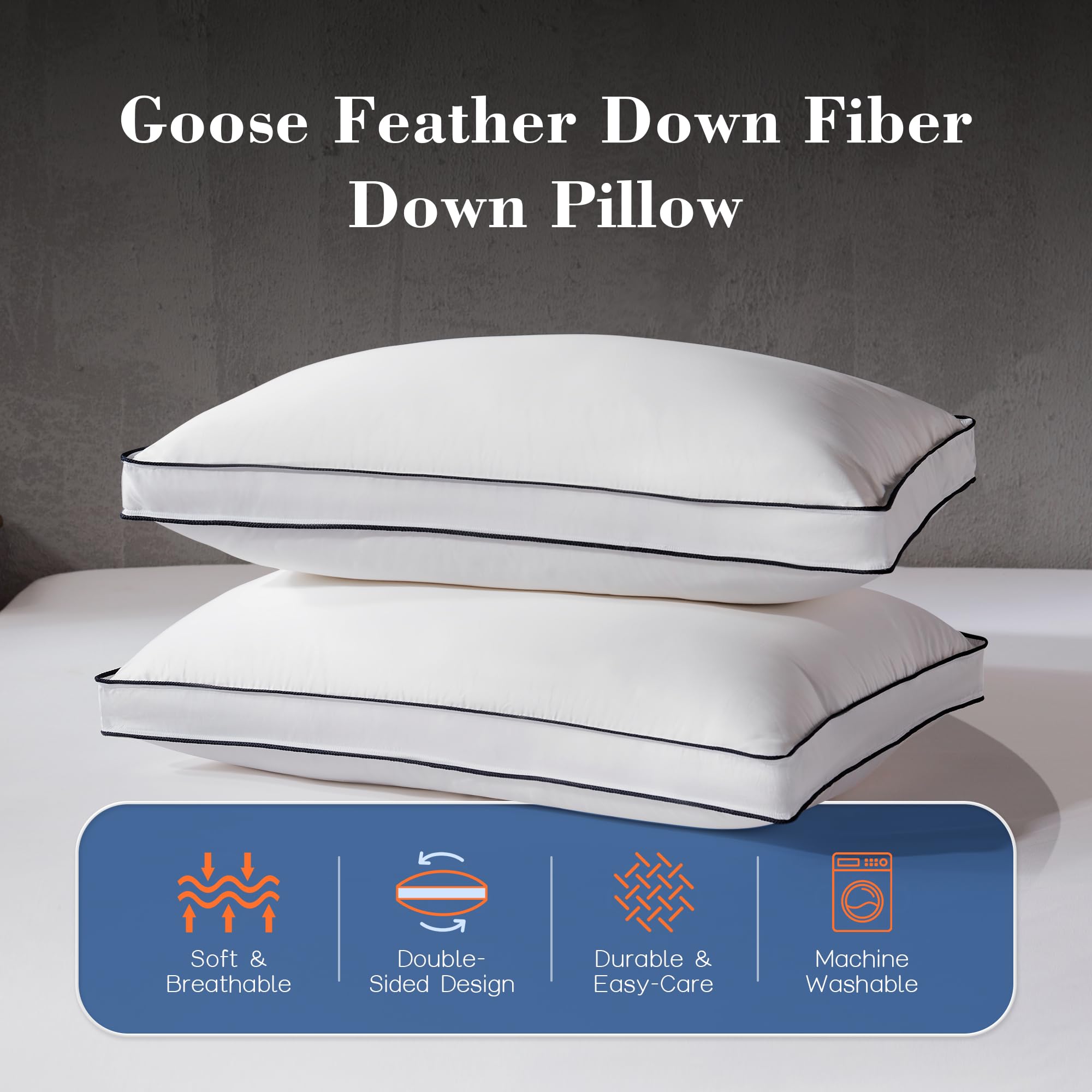 Three-chamber construction of Decroom pillow for balanced neck support
