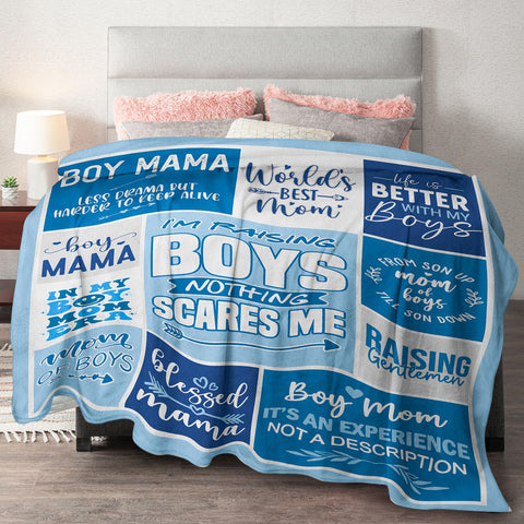 DECZHIYU blanket color-fast front print keeps message bold