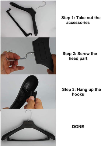DEDU easy-assembly design for quick hanger setup