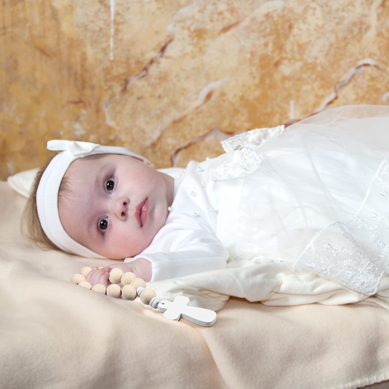 Deekin rosary set ideal for baptism and first communion celebrations.