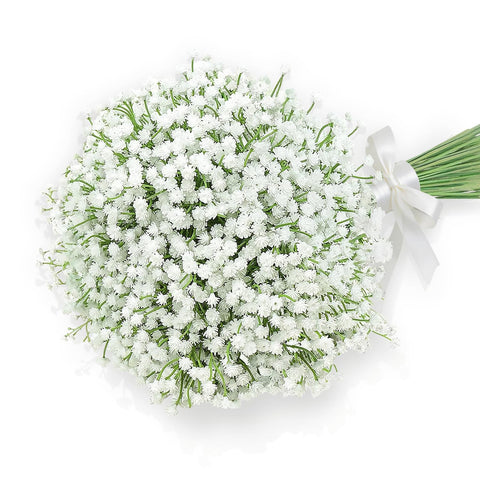 DEEMEI babys breath bouquet — close-up buds for romantic wedding centerpieces.
