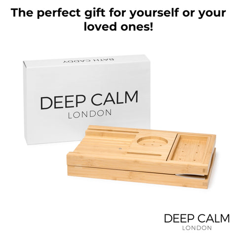 Deep Calm natural bamboo adds elegance to any bathroom.