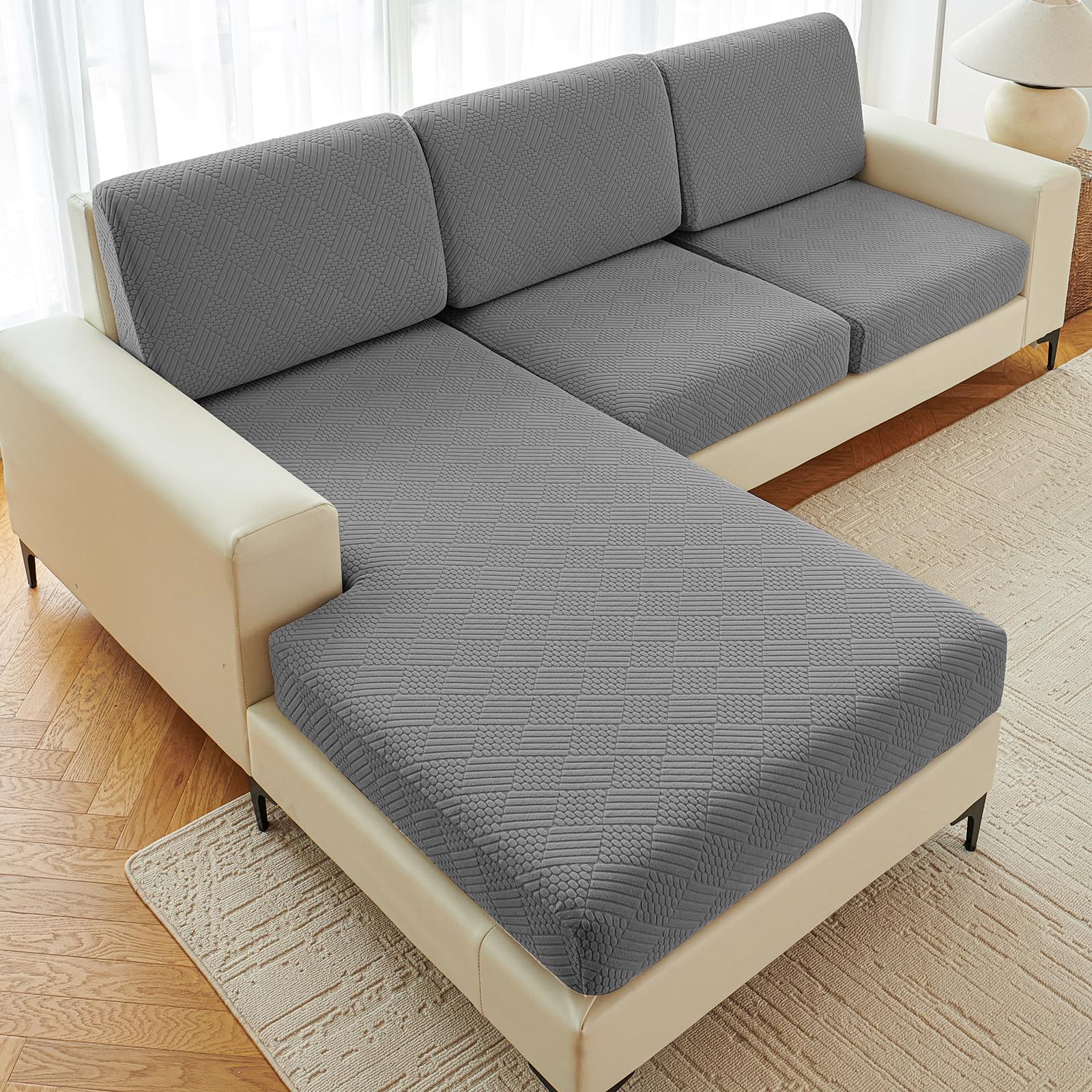 Deep Dream chaise cover for sectional, adds style and protection to the chaise