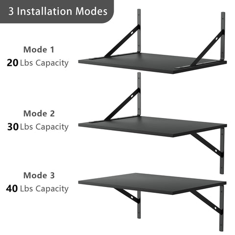 Deep Floating Wall Shelves installation guide ready for quick, hassle-free mounting.