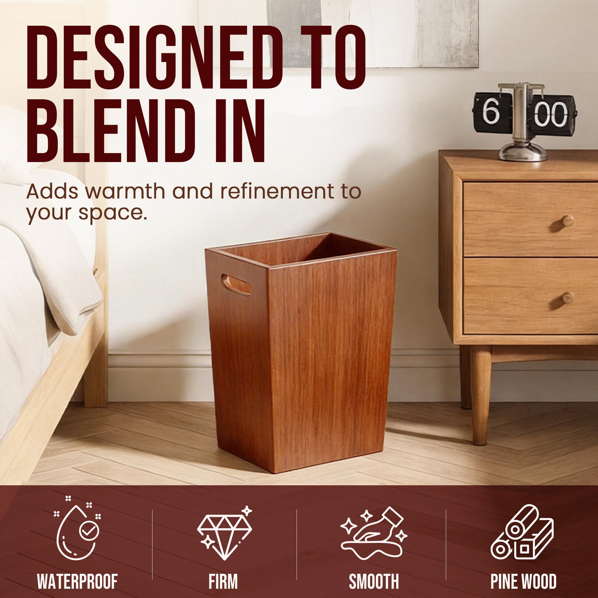 Deepredcoast compact design suits apartments or desks with limited space.