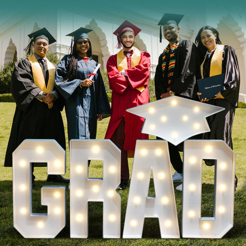 Deerher all-in-one grad kit simplifies party decor prep