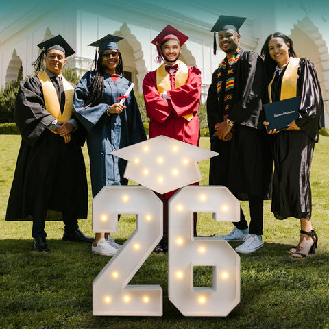 Deerher complete graduation kit ready for indoor or outdoor use.