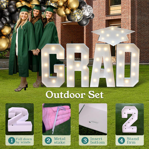 Deerher graduation balloons kit for festive party photos