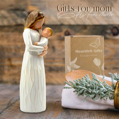 DEERWIN baby shower gift statue marks the start of motherhood with warmth.