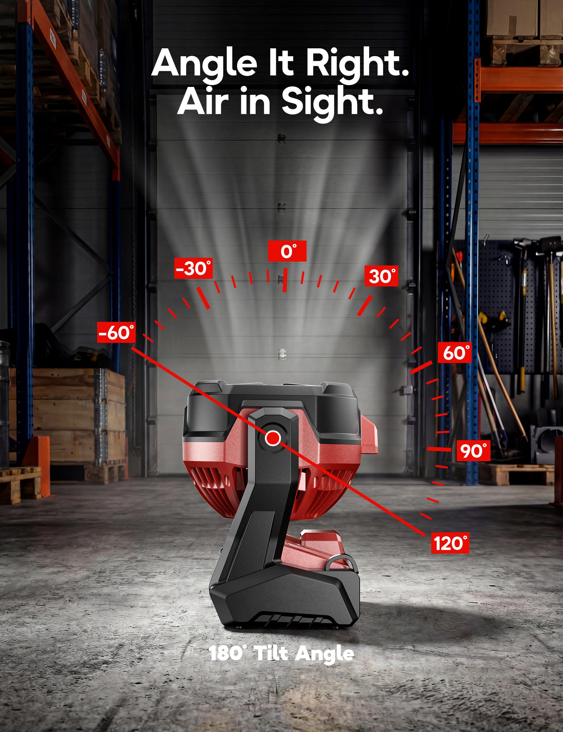 DeForce fan powered by corded electricity for continuous use.