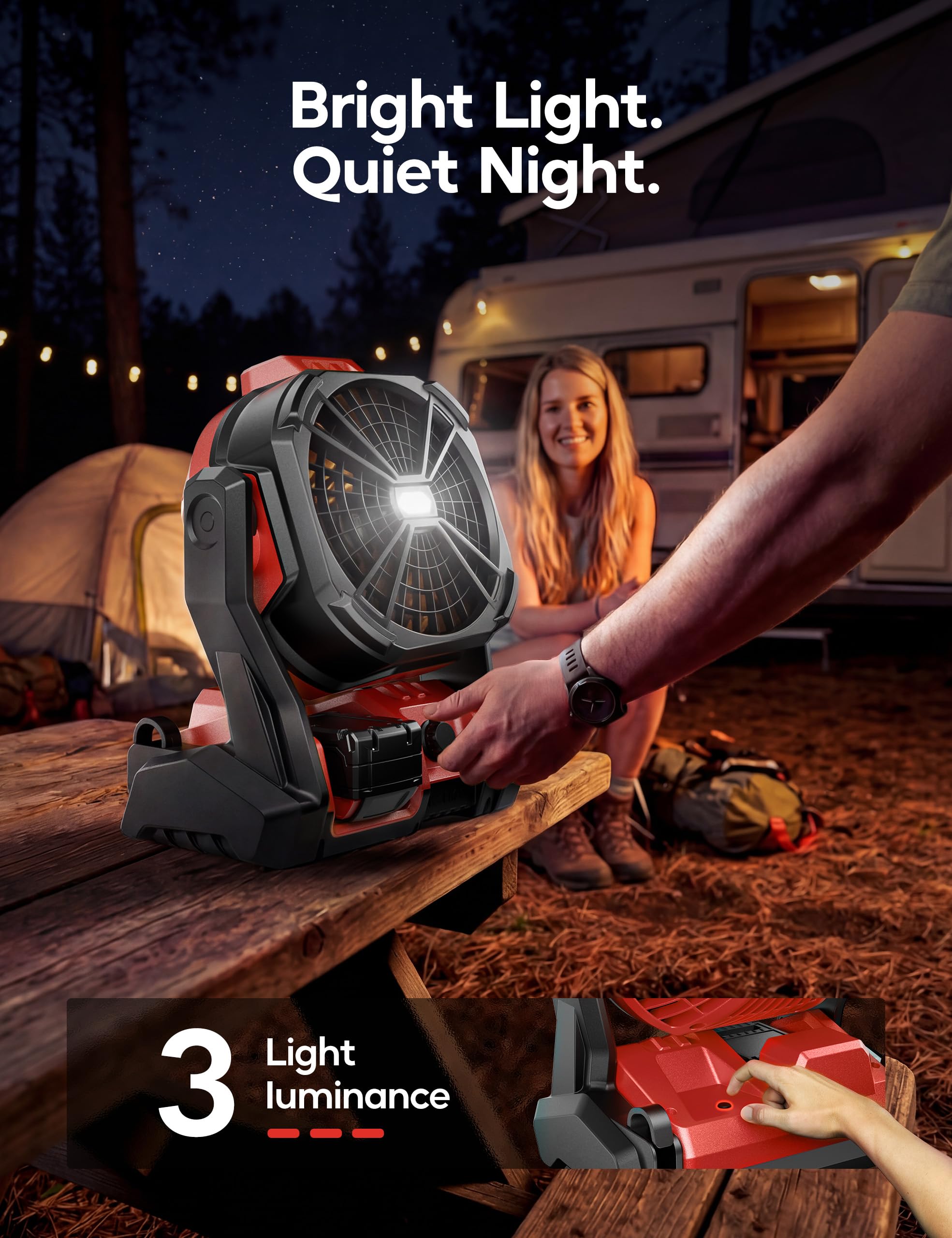 DeForce IP54-rated design resists dust and splashes in rugged settings.