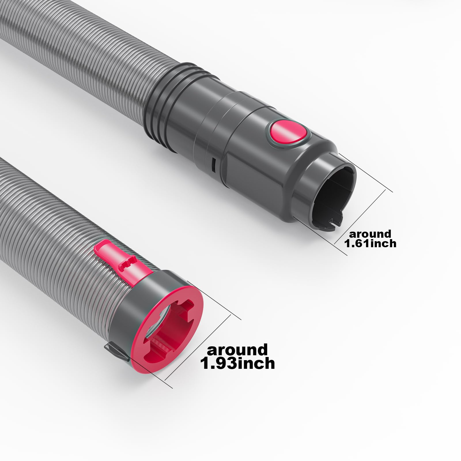 Defurry Dyson hose for UP20-UP30 extends reach to high corners