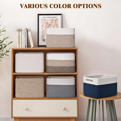 Degeyoyo compact shelf basket stores daily items neatly.
