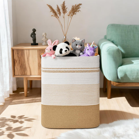 Degeyoyo 85L capacity shows ample space for large laundry loads.