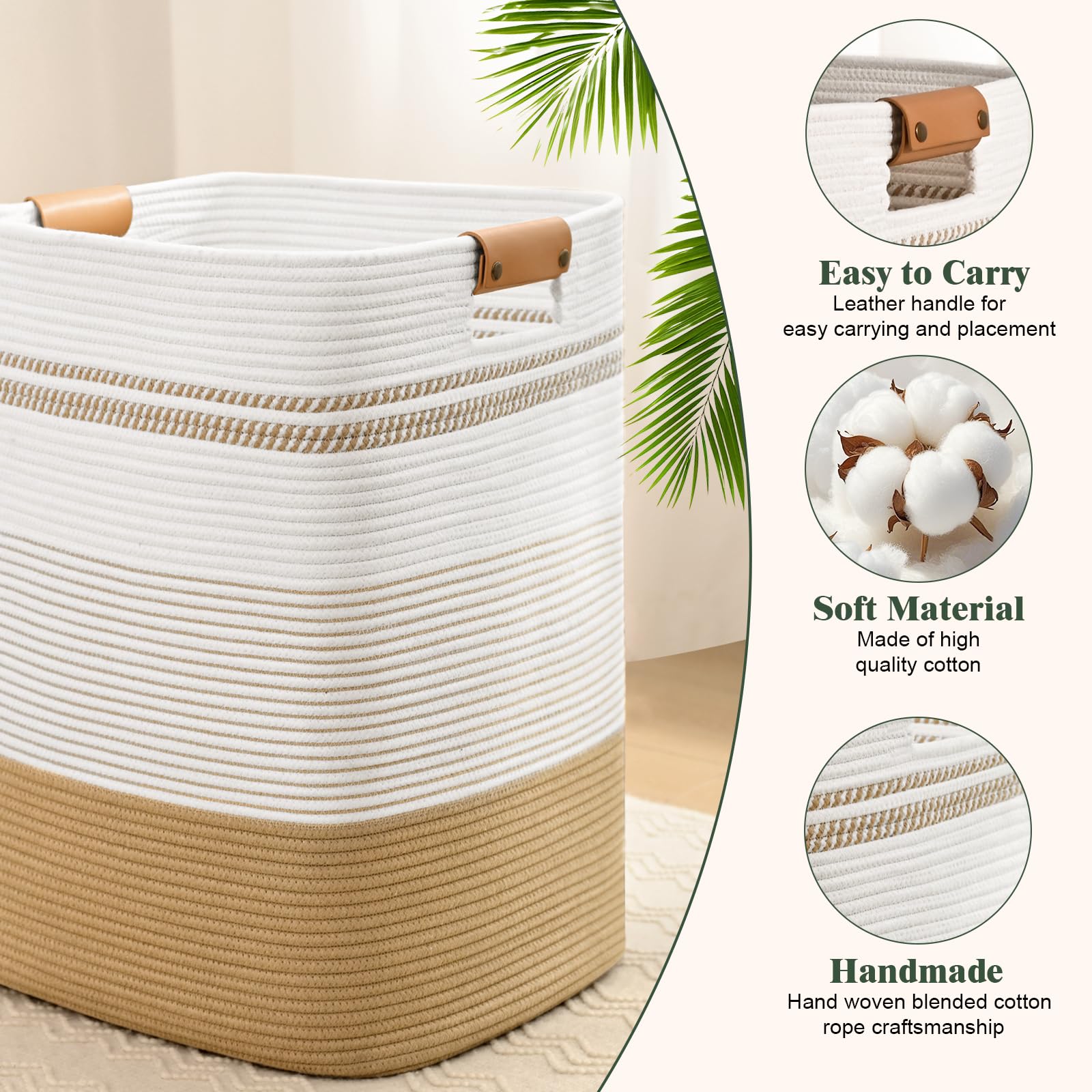 Degeyoyo bedroom-use laundry hamper keeps clothes organized in bedrooms.