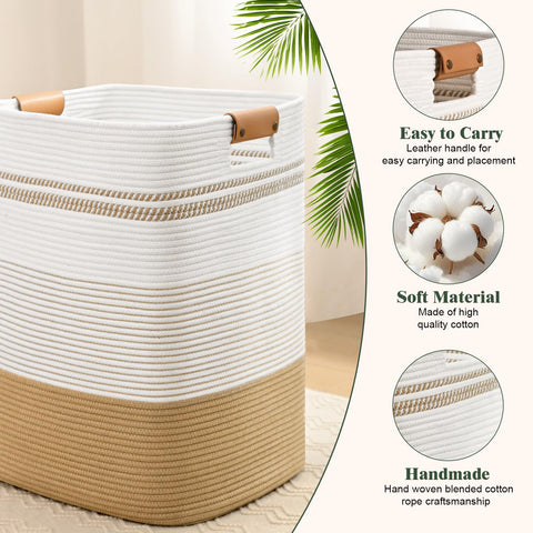 Degeyoyo bedroom-use laundry hamper keeps clothes organized in bedrooms.
