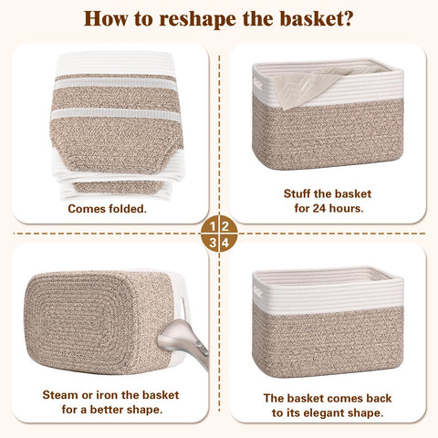 Degeyoyo tidy storage bins maximize shelf space with ease.