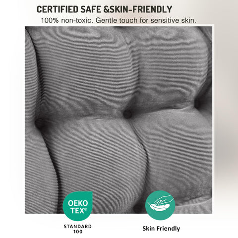 Degrees of Comfort classroom pillow setup provides portable seating for activities