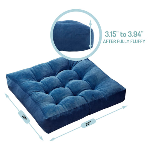 Degrees of Comfort cushions on a living room tatami for relaxed seating.
