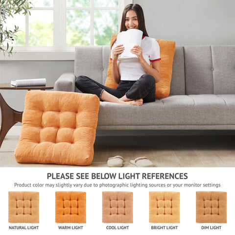 Pillow set in living room demonstrates versatile seating for family time.
