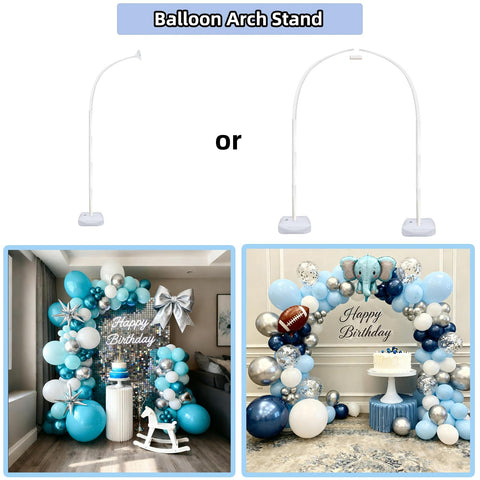 Degxcmli Balloon Arch Stand 5.6ft suited for small spaces and photos.