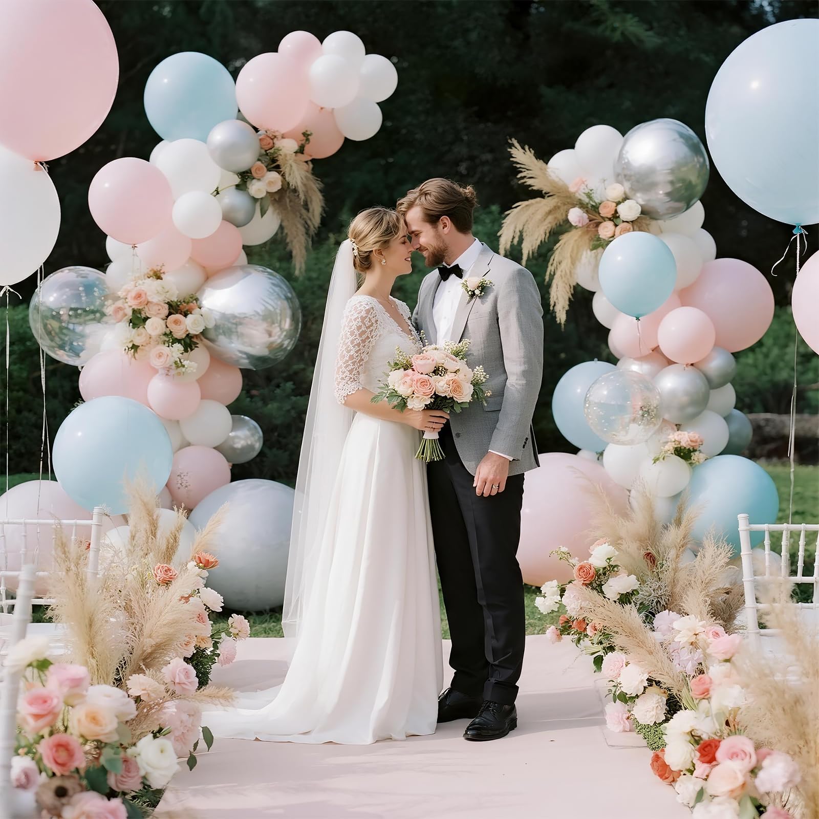 Degxcmli Balloon Arch Water Bag Base keeps arch steady during celebrations.