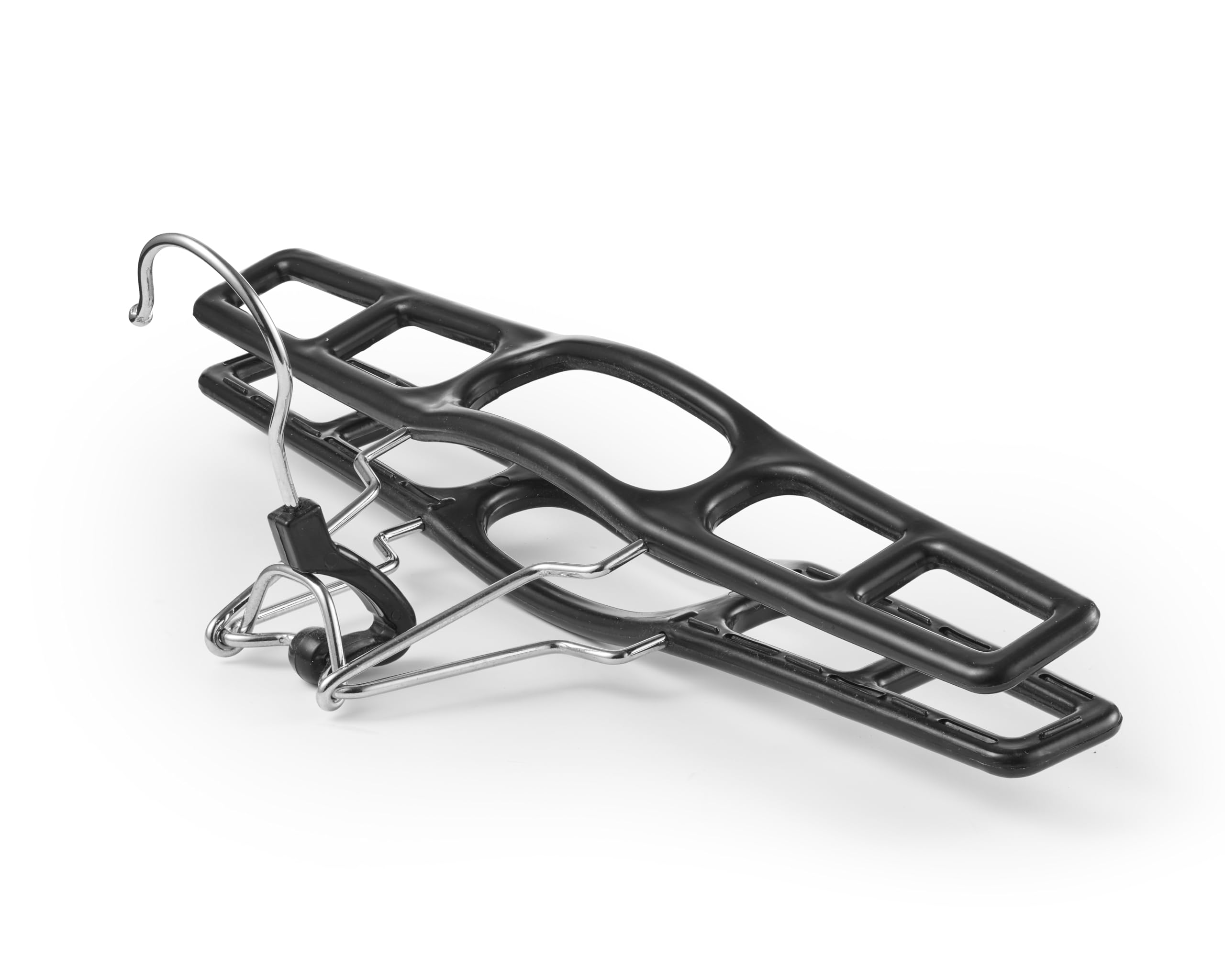 DEILSY adjustable clips for pants hangers keep garments secure in place.