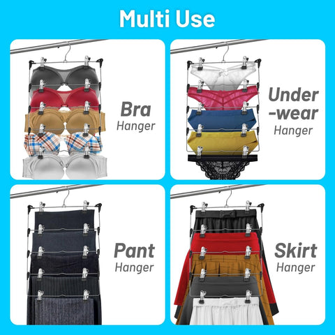 DEILSY metal hangers with rubber tips protect fabrics from scratches.