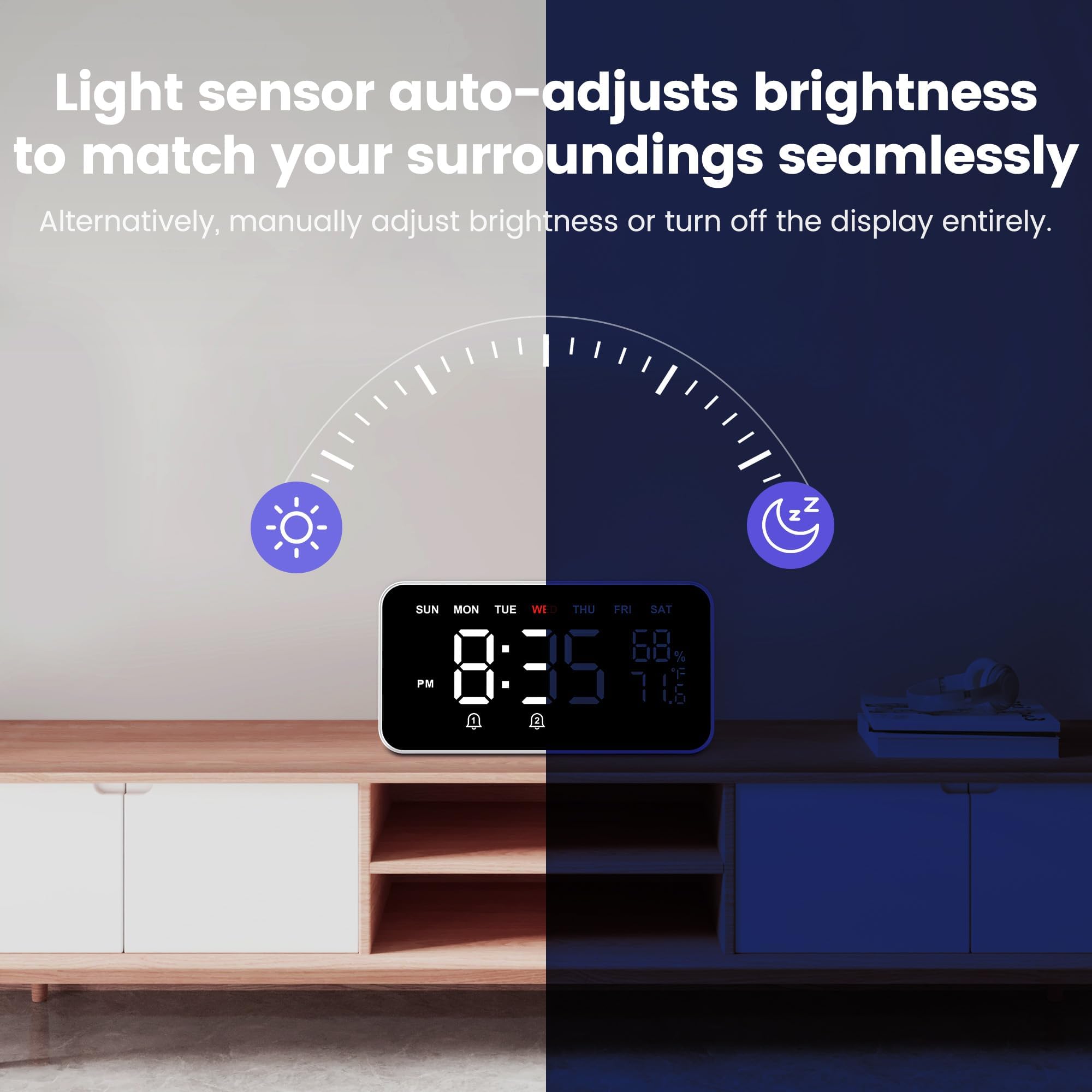 Dekala includes nine sleep sounds for a soothing bedtime routine