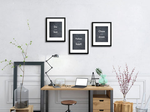 DEKWINN 3-pack frames with spring back for easy backing removal