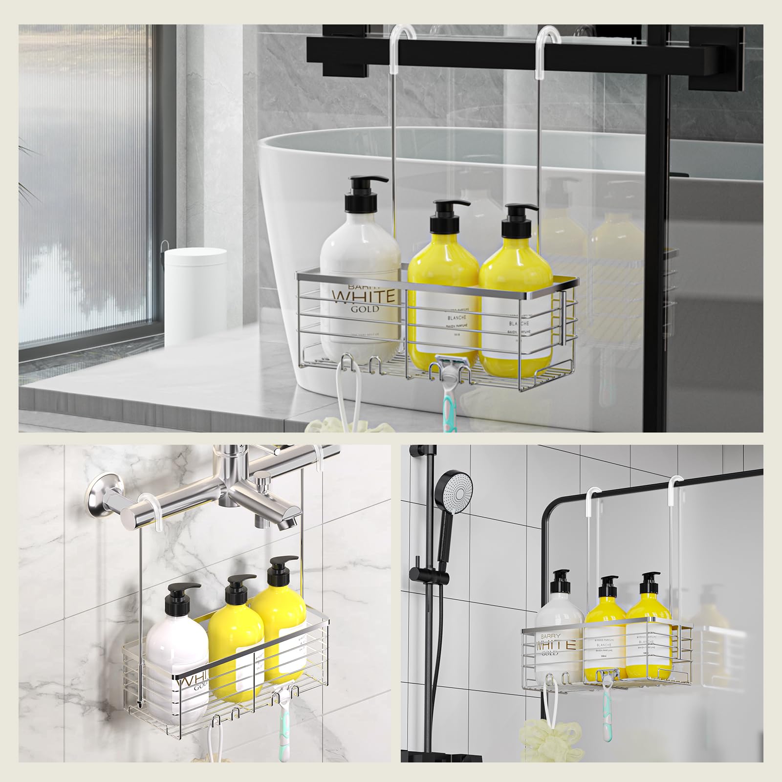 DELLAN rotating basket shows rust-resistant stainless steel