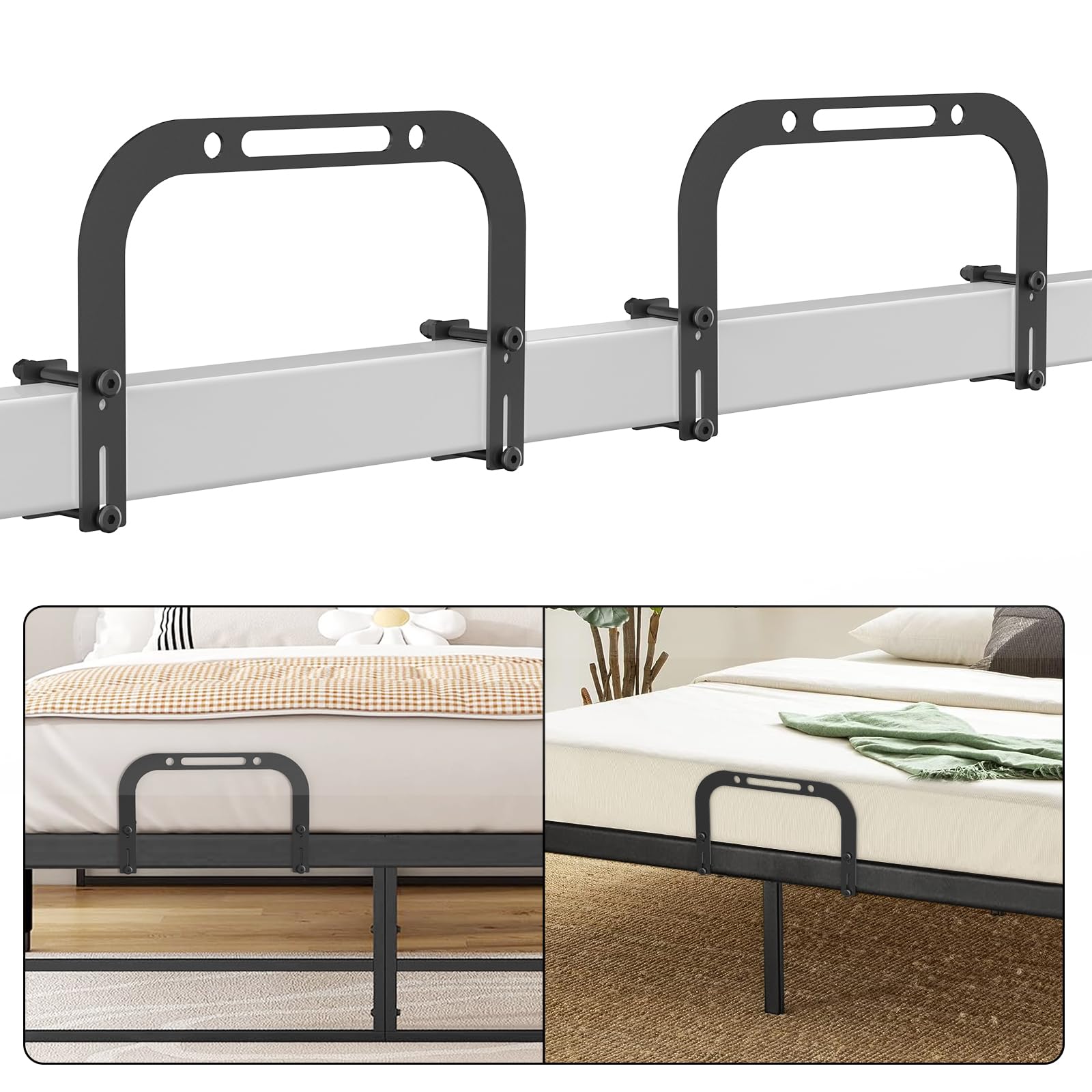 DELLAN mattress slide stopper keeps your mattress secure on metal bed frames