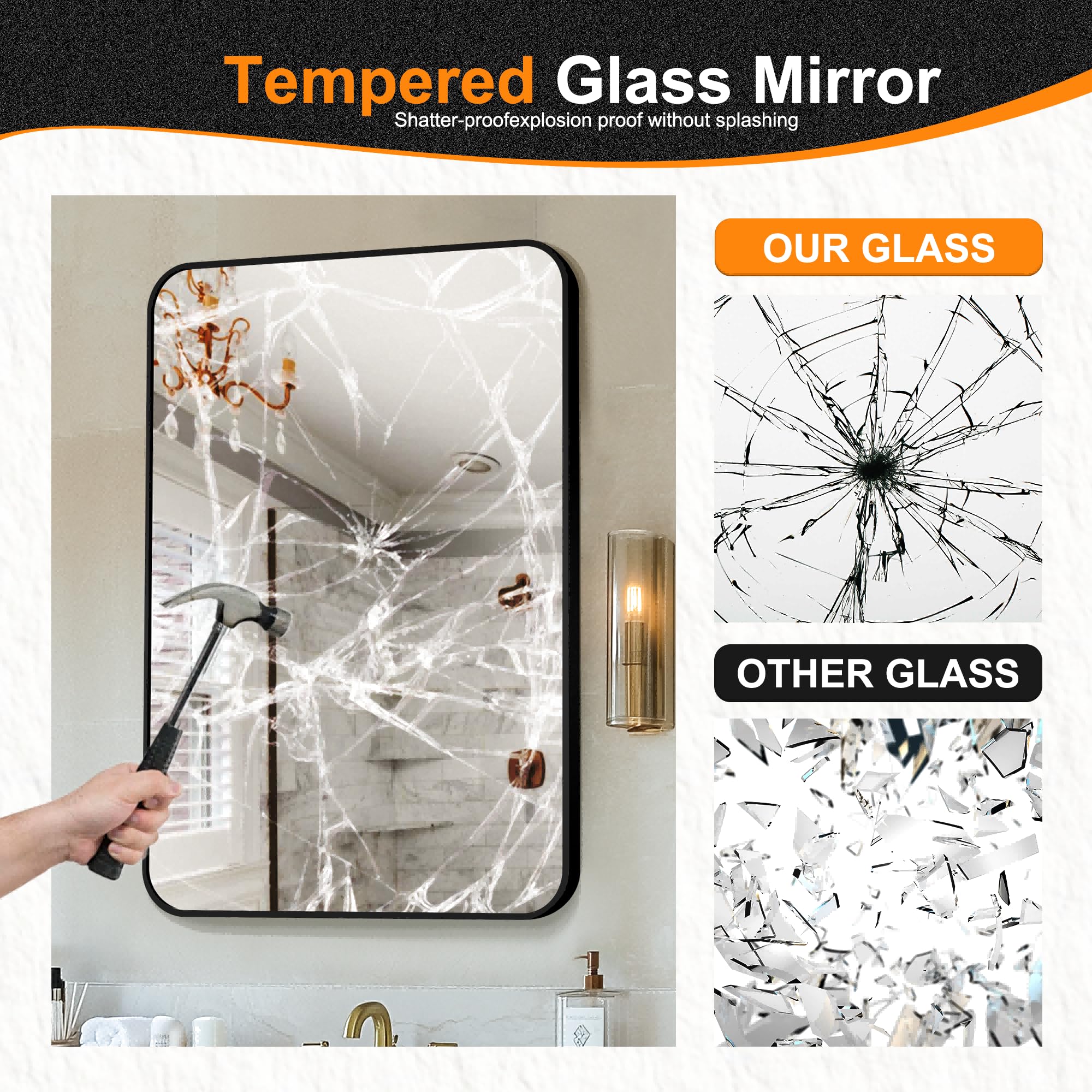 Delma vanity and entryway mirror suitable for compact spaces.