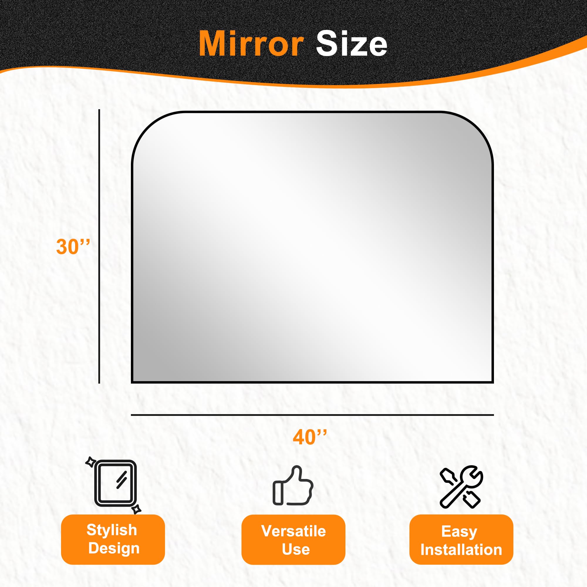 Delma entryway mirror 30x40 adds function and elegance to hallways