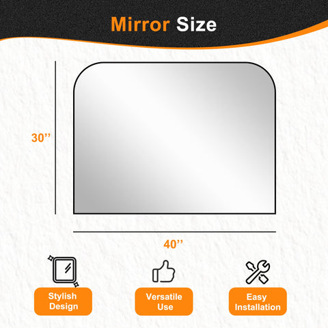 Delma entryway mirror 30x40 adds function and elegance to hallways