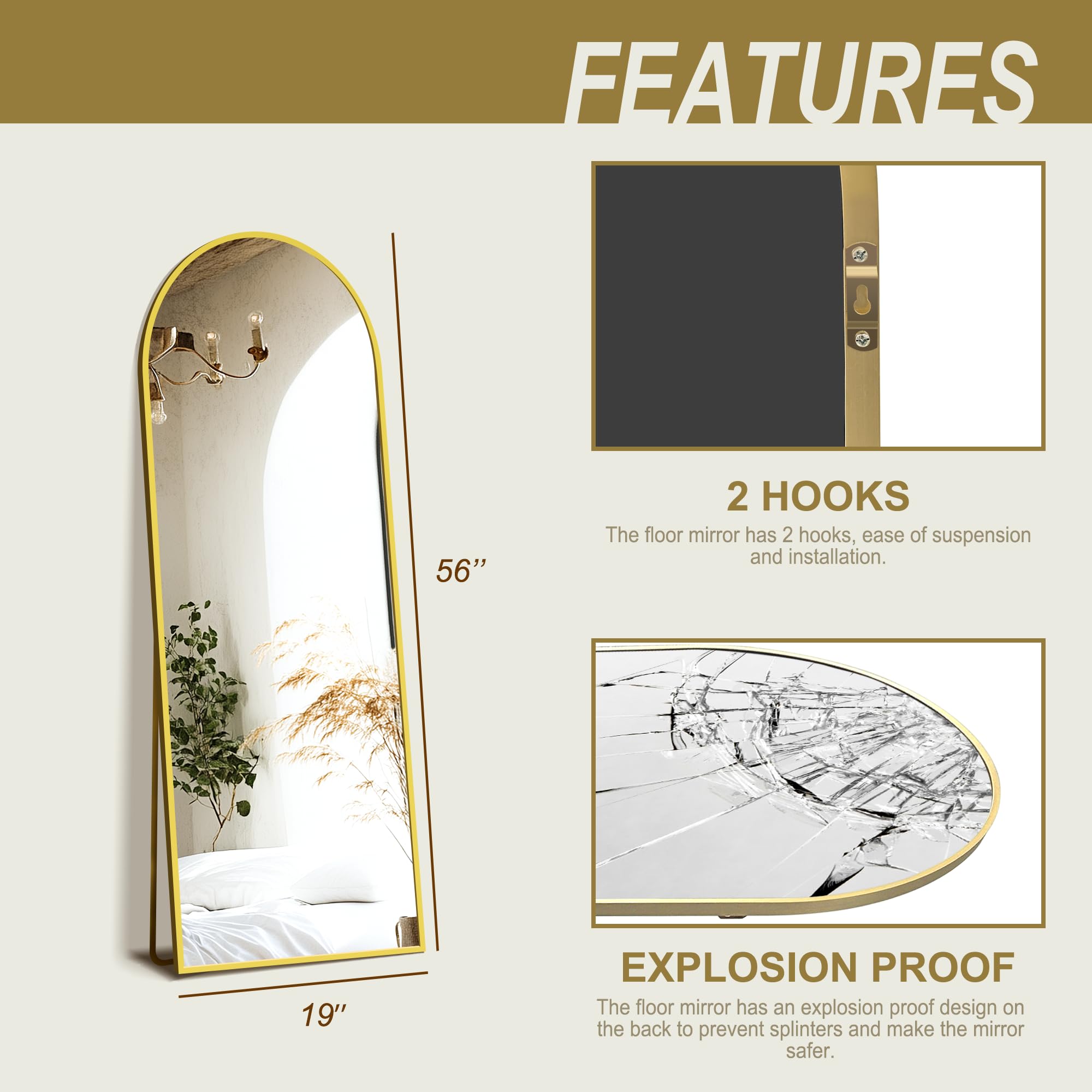 Delma packaging protects mirror during transit and delivery