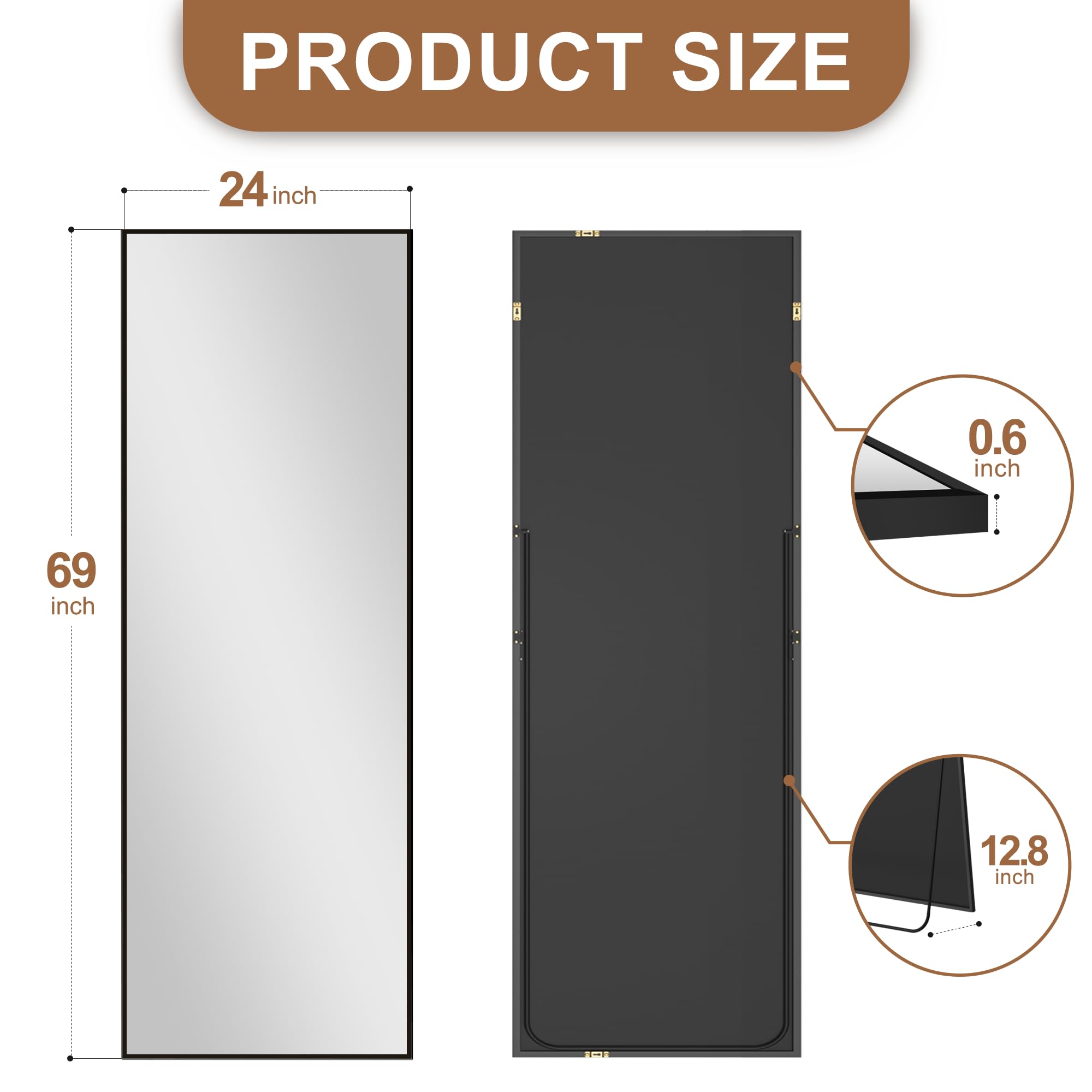 Secure packaging protects the mirror during transit and arrives safe
