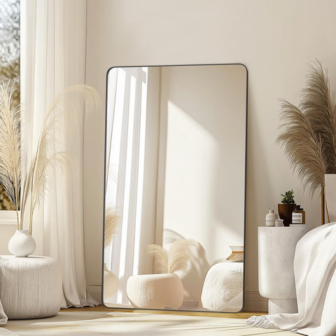 Delma vanity mirror 50x30 inches for wide viewing