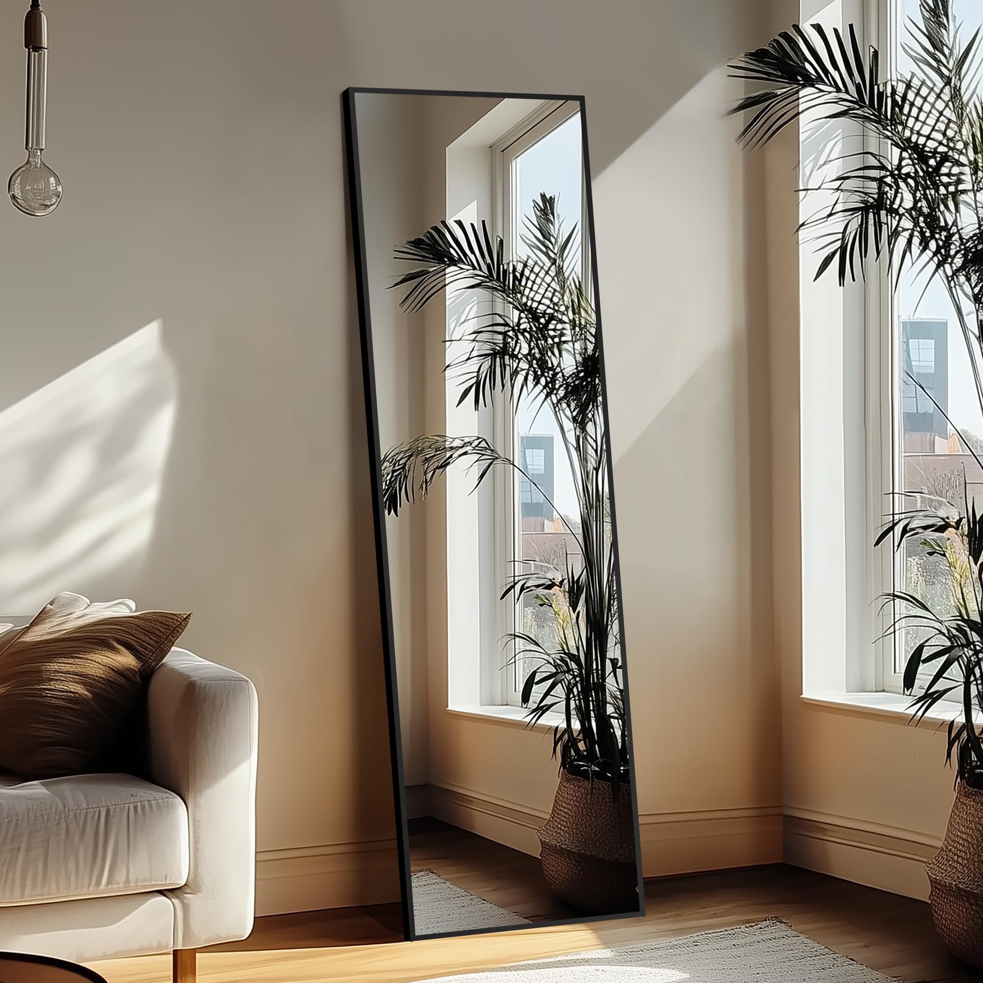 Wall-mounted or freestanding setup shown for versatile placement