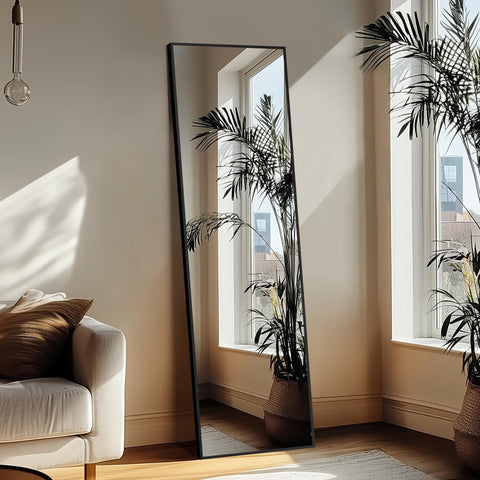Wall-mounted or freestanding setup shown for versatile placement