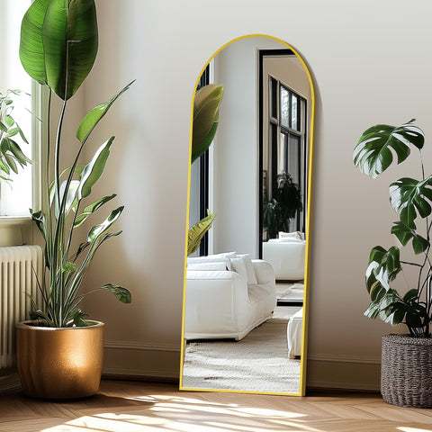 Delma wall mounted full length mirror offers clear HD reflection