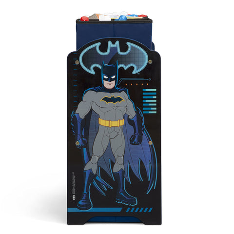 Delta Children Batman 6-bin organizer vinyl stickers ready for reuse.