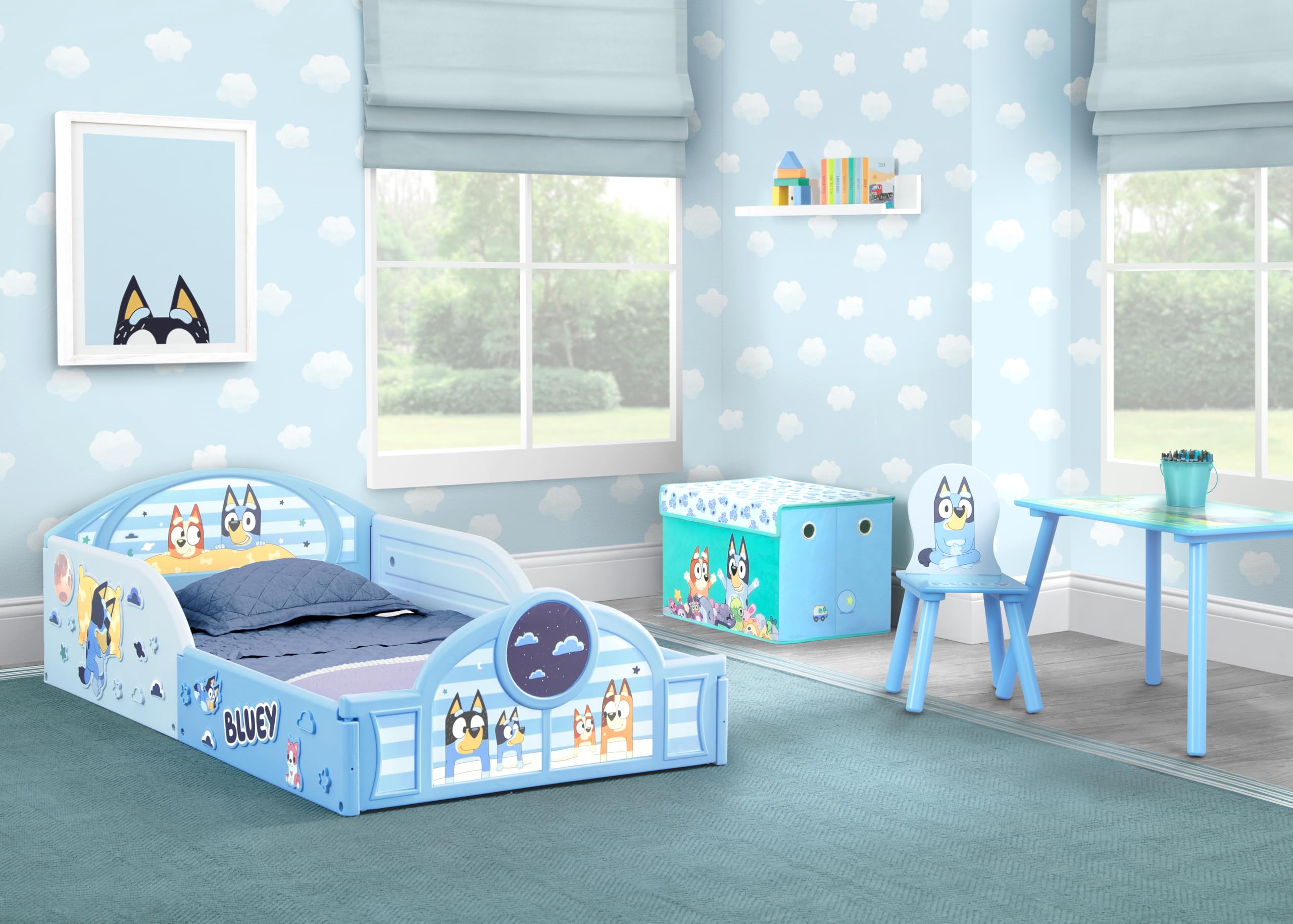 Delta Children Bluey complete room-in-a-box simplifies toddler space planning