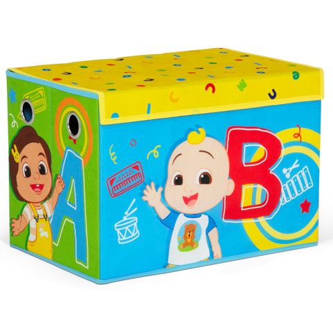 Delta Children CoComelon bed features colorful graphics your child loves