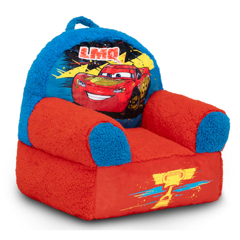 Spot-clean friendly care instructions for the Cars Cozee Buddy Chair