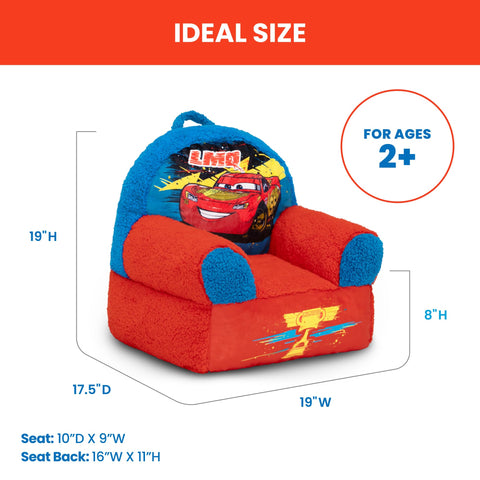 Soft plush fabric on the Cozee Buddy Chair invites snuggling