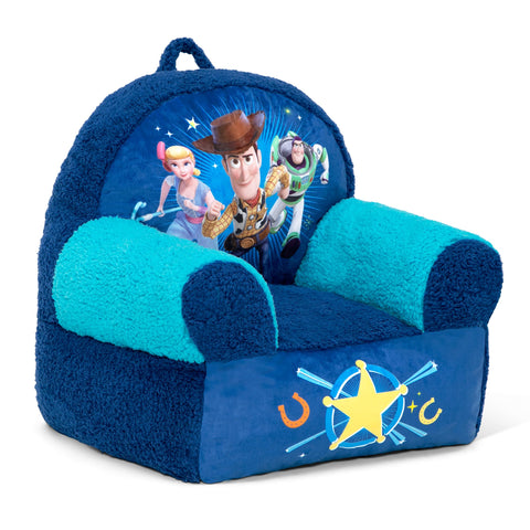 Delta Children Cozee Buddy Chair is easy to spot-clean for busy homes.