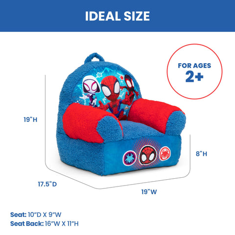 Lightweight Delta Children chair ready to move between rooms